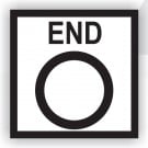 End Speed Limit sign