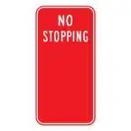 No Stopping Sign