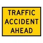 Traffic Accident Ahead Sign