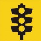 Traffic Lights Roadwork sign