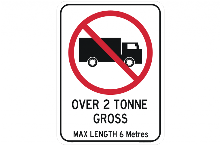 No Semi Trailers Sign No Trucks Signs National Safety Signs