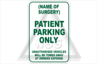 Design a Patient parking sign