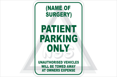 Design a Patient parking sign