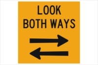 Look Both Ways sign