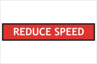 Multi Message sign Reduce Speed 1200 x 300