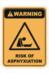 Asphyxiation Warning sign