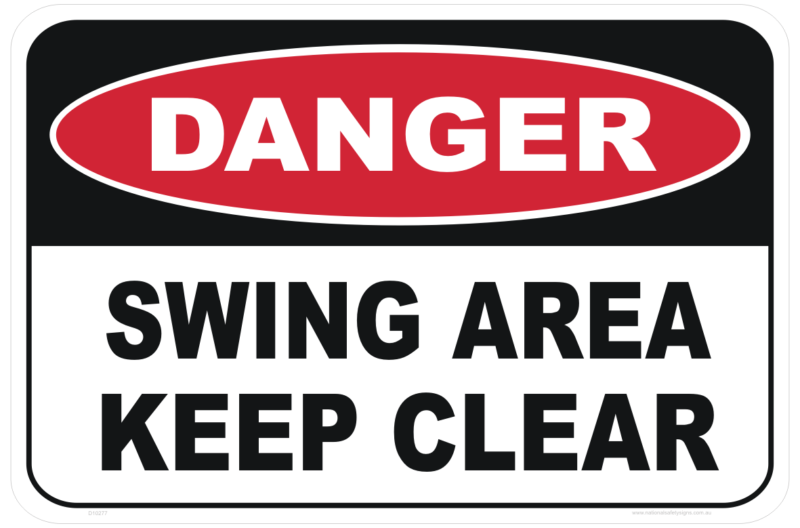 Swing Area Keep Clear