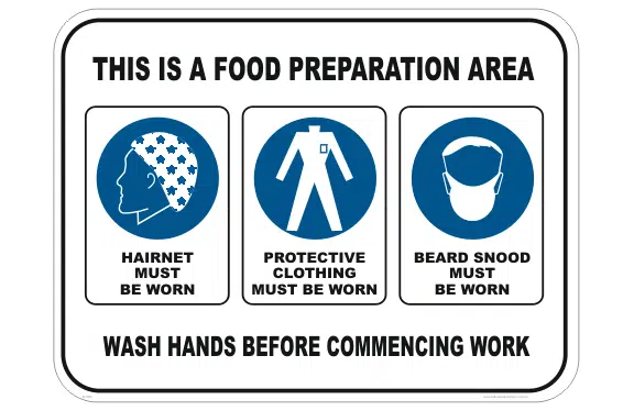 Image Sign Food Prep