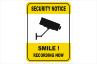 Security CCTV Camera Recording Now