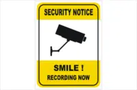 Security CCTV Camera Recording Now