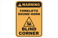Forklifts Sound Horn Blind Corner