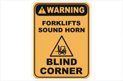 Forklifts Sound Horn Blind Corner