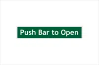 Push Bar to Open