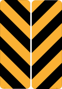 Hazard Marker Class 2 Reflective Sign RD376