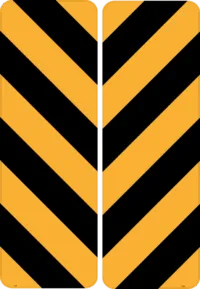 Hazard Marker Class 2 Reflective Sign RD376