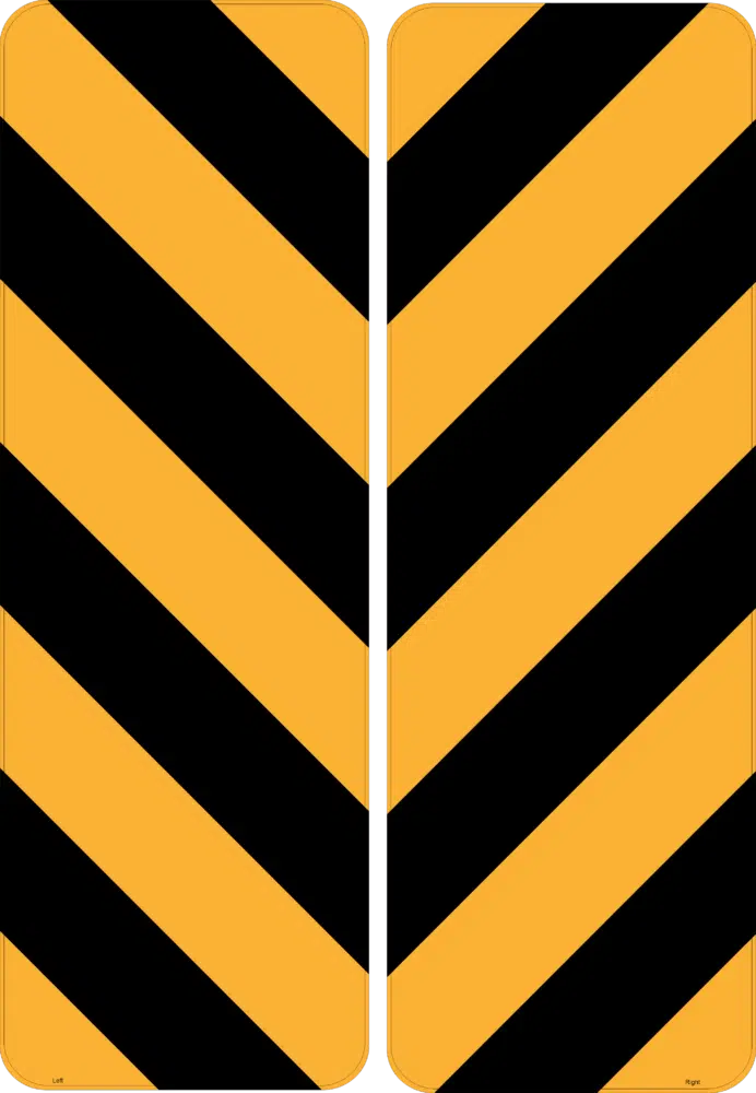 Hazard Marker Class 2 Reflective Sign RD376