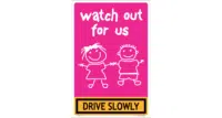 Watch out for Children sign RD425