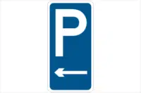 Parking sign