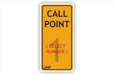 Call Point sign