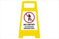 no entry porta board