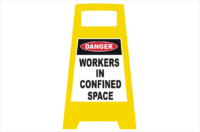 Confined Space porta Sign