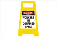 Confined Space porta Sign