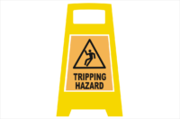 Tripping Hazard Porta Board sign