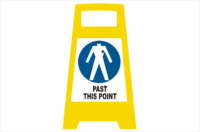 PPE Clothing Porta board sign