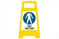 PPE Clothing Porta board sign
