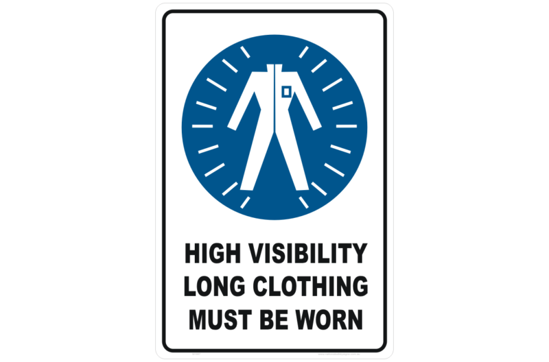 HiVis Long Clothing sign