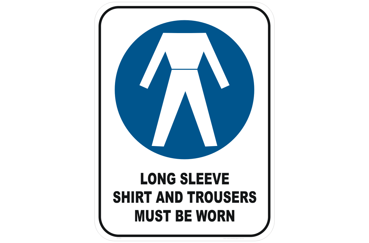 Wear Protective Clothing M1835 - National Safety Signs