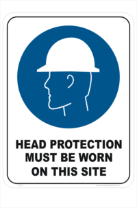 Head Protection sign