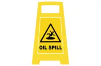 Oil spill Porta Board sign PB66012