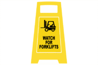 Watch for Forklifts Portable sign  PB66017