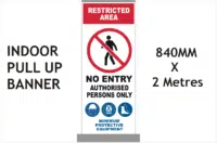 Restricted area Banner