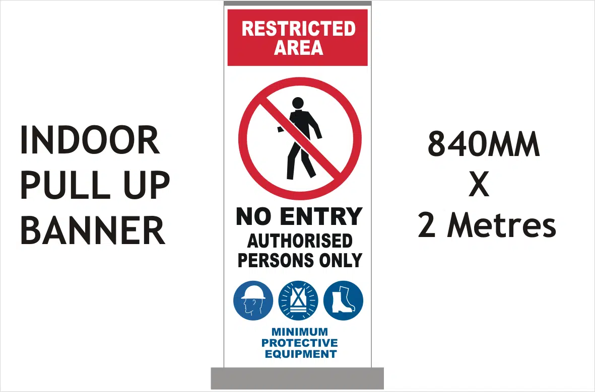 Restricted area Banner