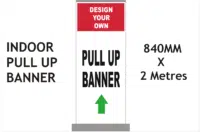 Custom roll up banner