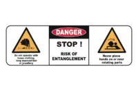Entanglement hazard sign