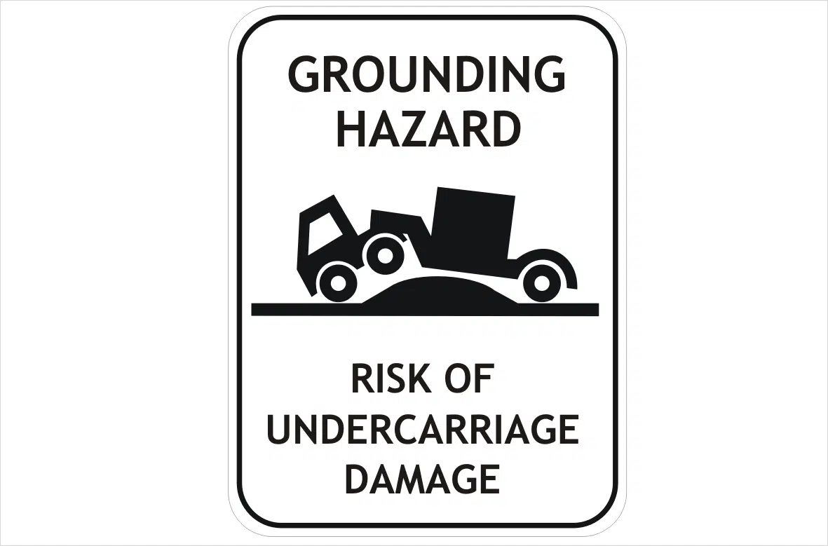 truck grounding hazard
