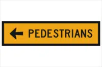 Pedestrian sign