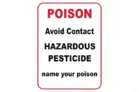 Hazardous Pesticide Design a Sign