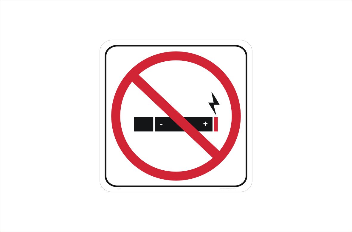 No E Cigarettes sticker National Safety Signs No Smoking Signs