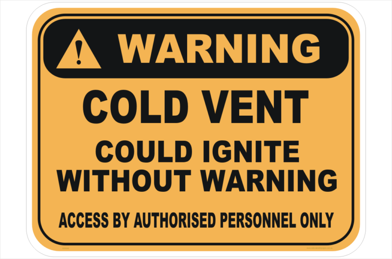 Cold Vent could ignite sign