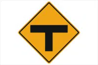 T Junction sign