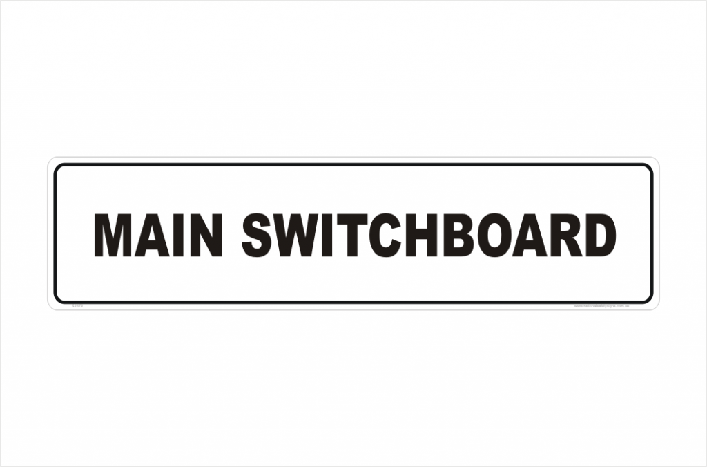 Main Switchboard Sign S2879 National Safety Signs
