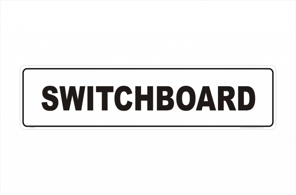 Switchboard Warning sign National Safety Signs Australia Wide Shipping