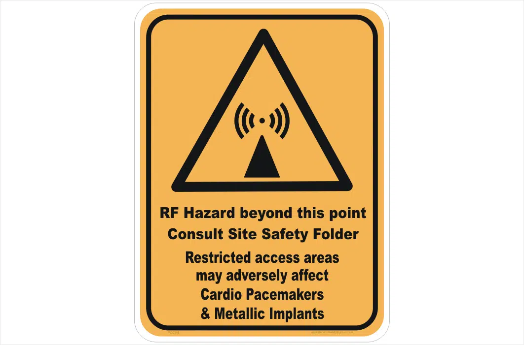 RF Hazard Sign