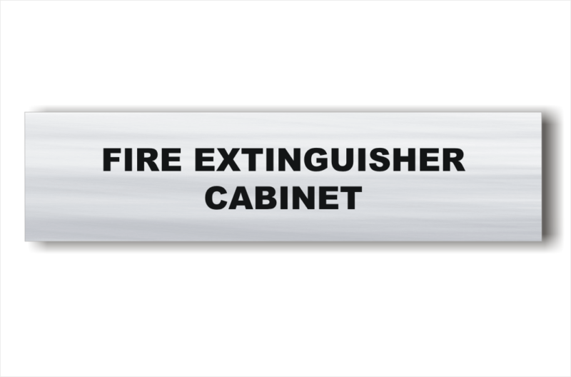 Fire Extinguisher Cabinet sign