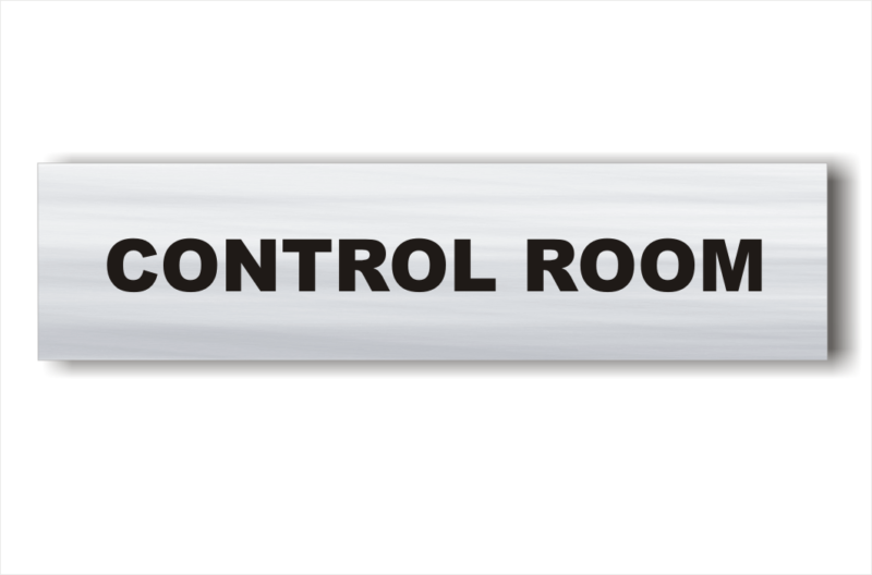 Control Room sign