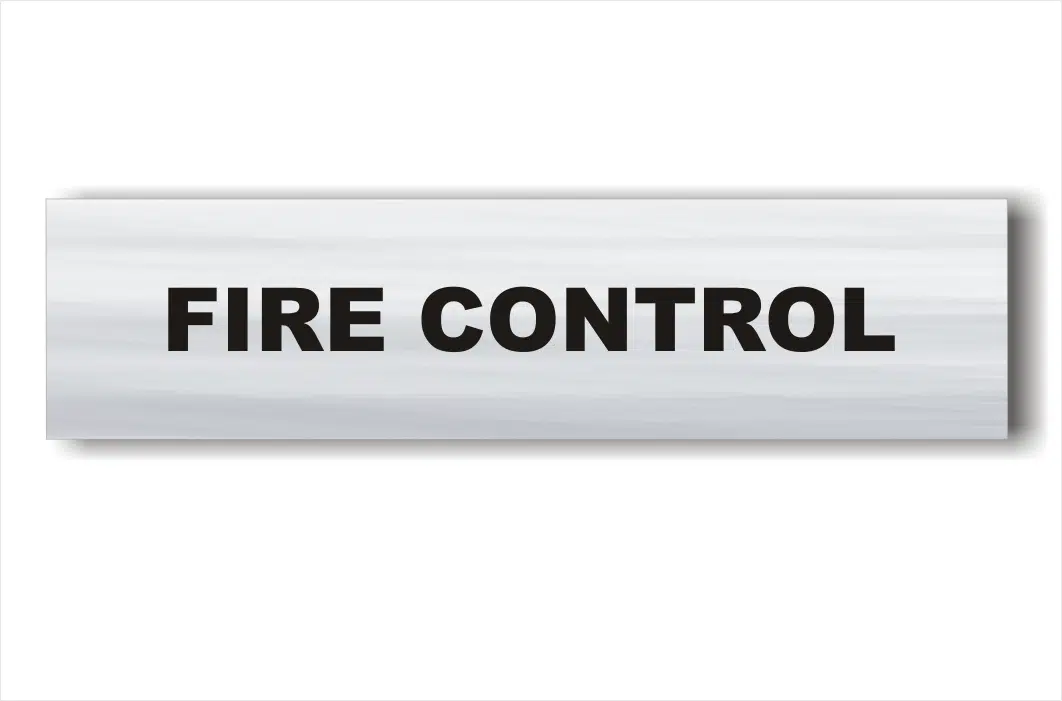 Fire Control sign
